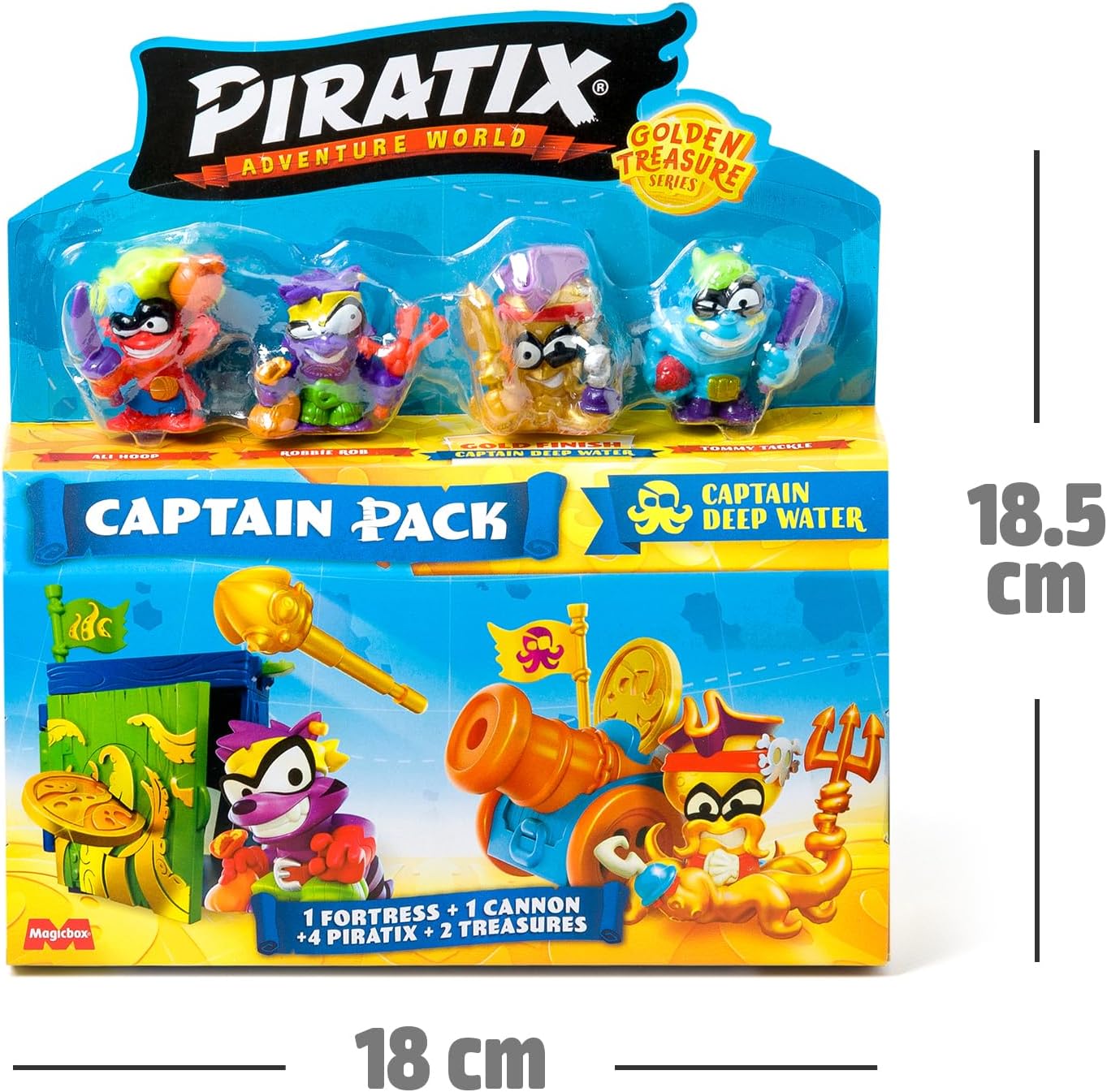PIRATIX Golden Treasure Series Captain Pack CAPTAIN DEEP WATER