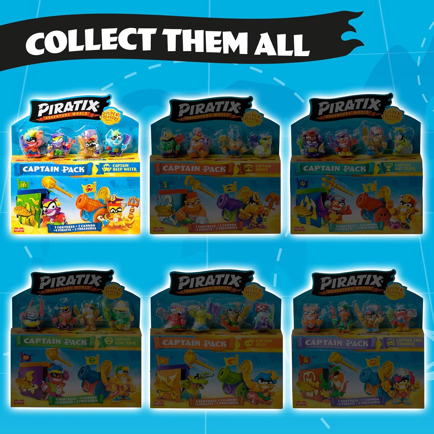 PIRATIX Golden Treasure Series Captain Pack CAPTAIN DEEP WATER