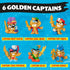 PIRATIX Golden Treasure Series Captain Pack CAPTAIN DEEP WATER