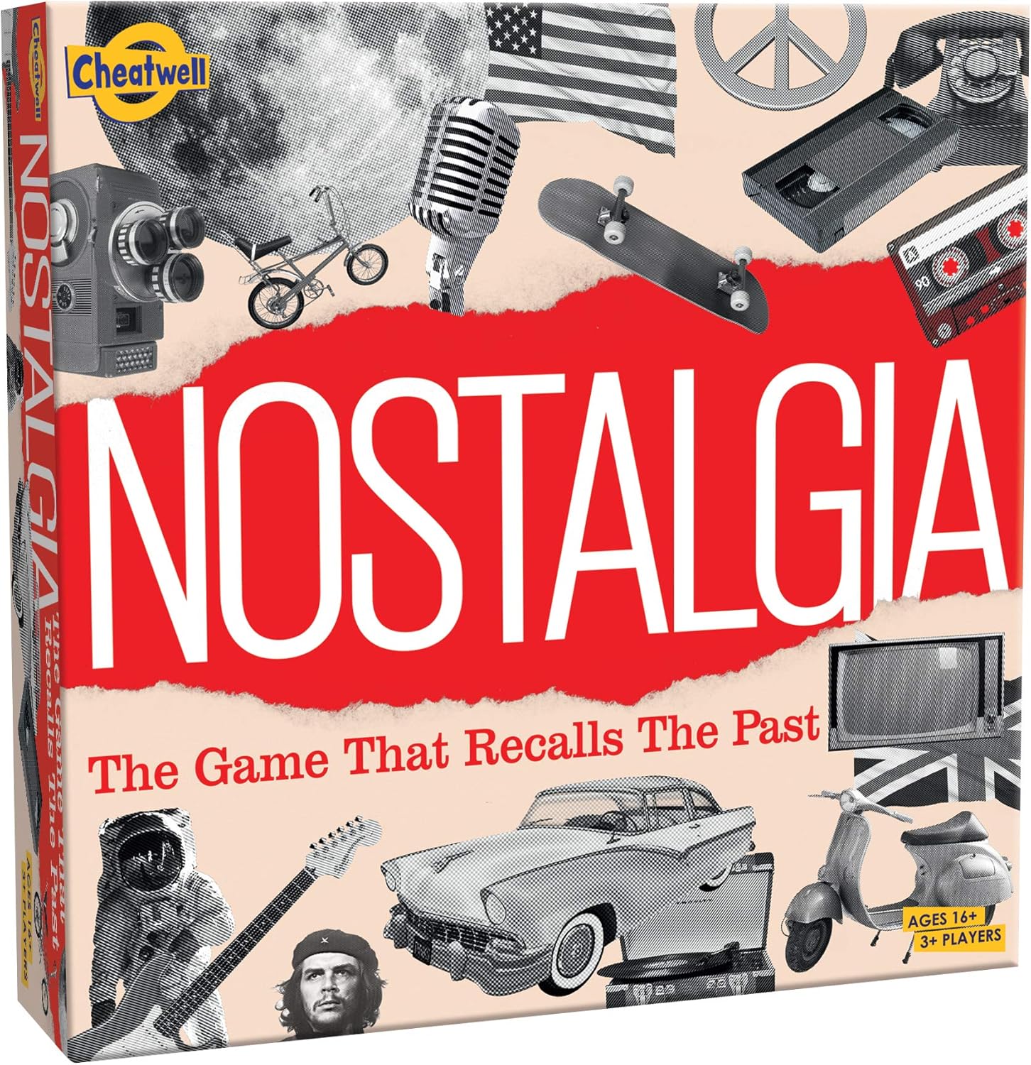 Cheatwell Games Nostalgia Board Game British Quiz Game