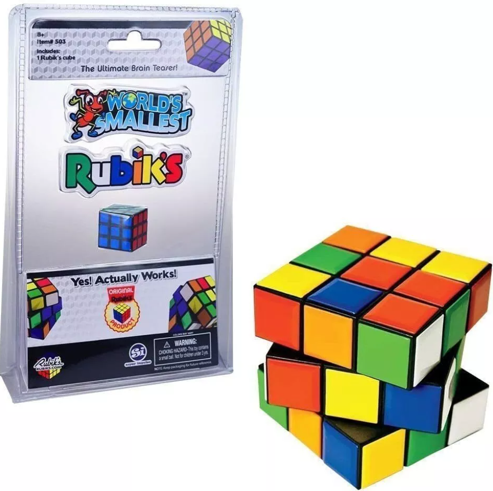 World's Smallest Toys 503 Worlds Smallest Rubiks Cube Small