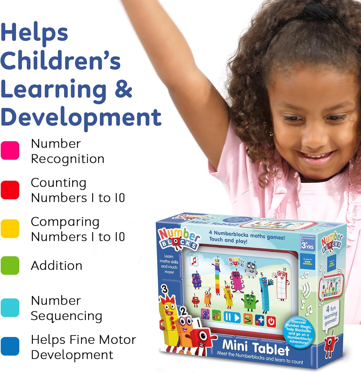 Numberblocks Mini Tablet Educational Toy