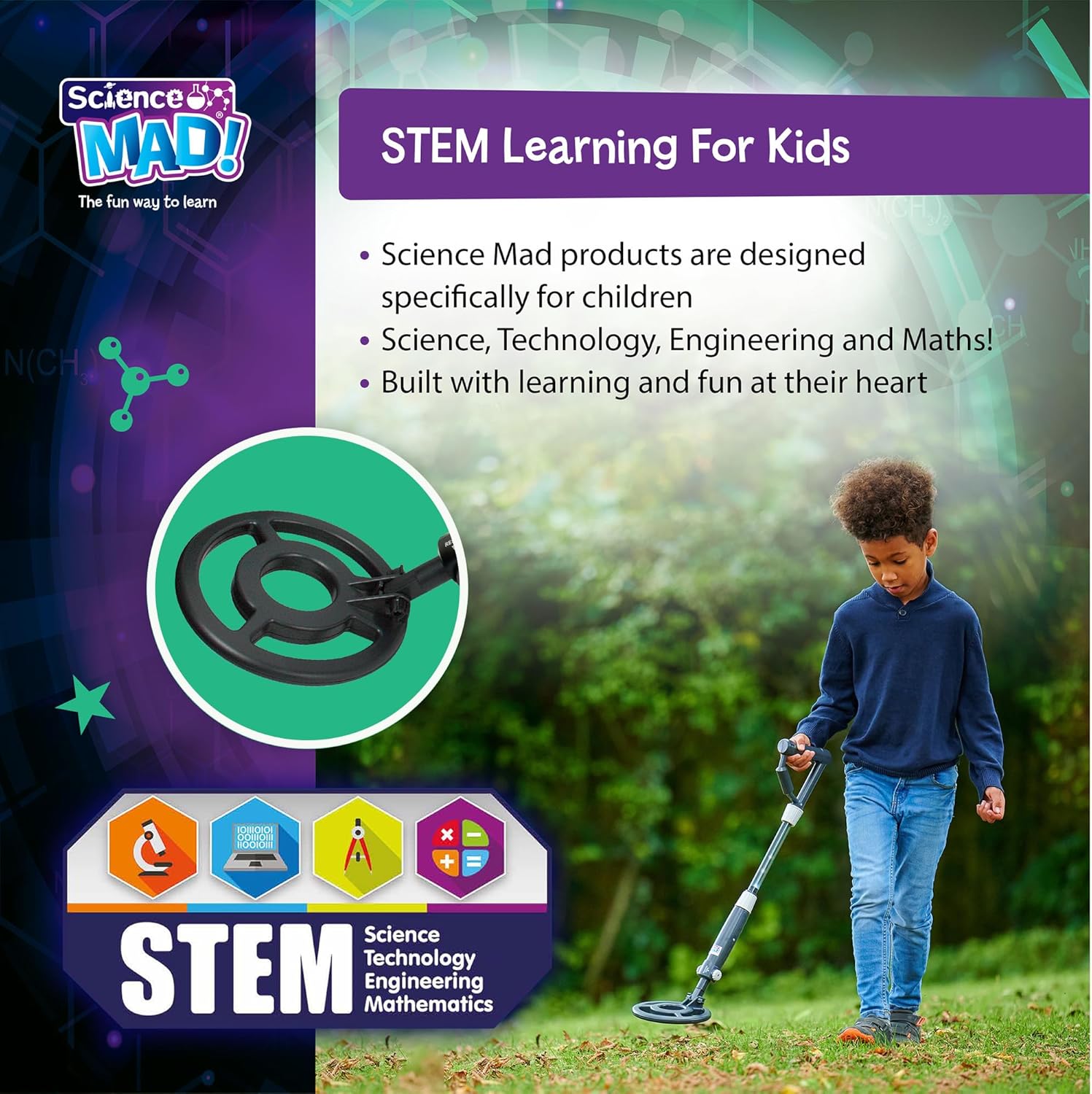 Science Mad Digital Metal Detector For Kids