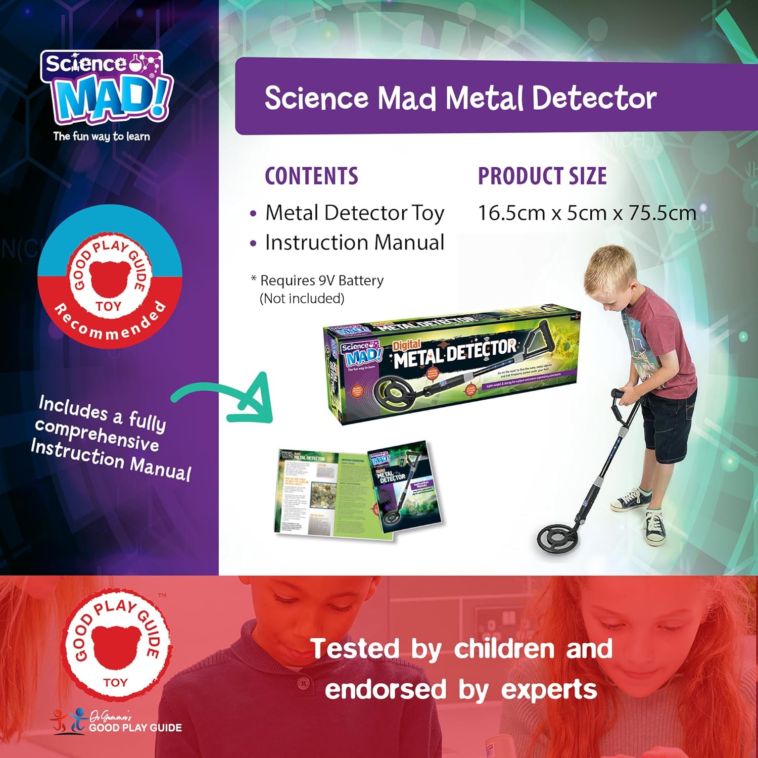 Science Mad Digital Metal Detector For Kids