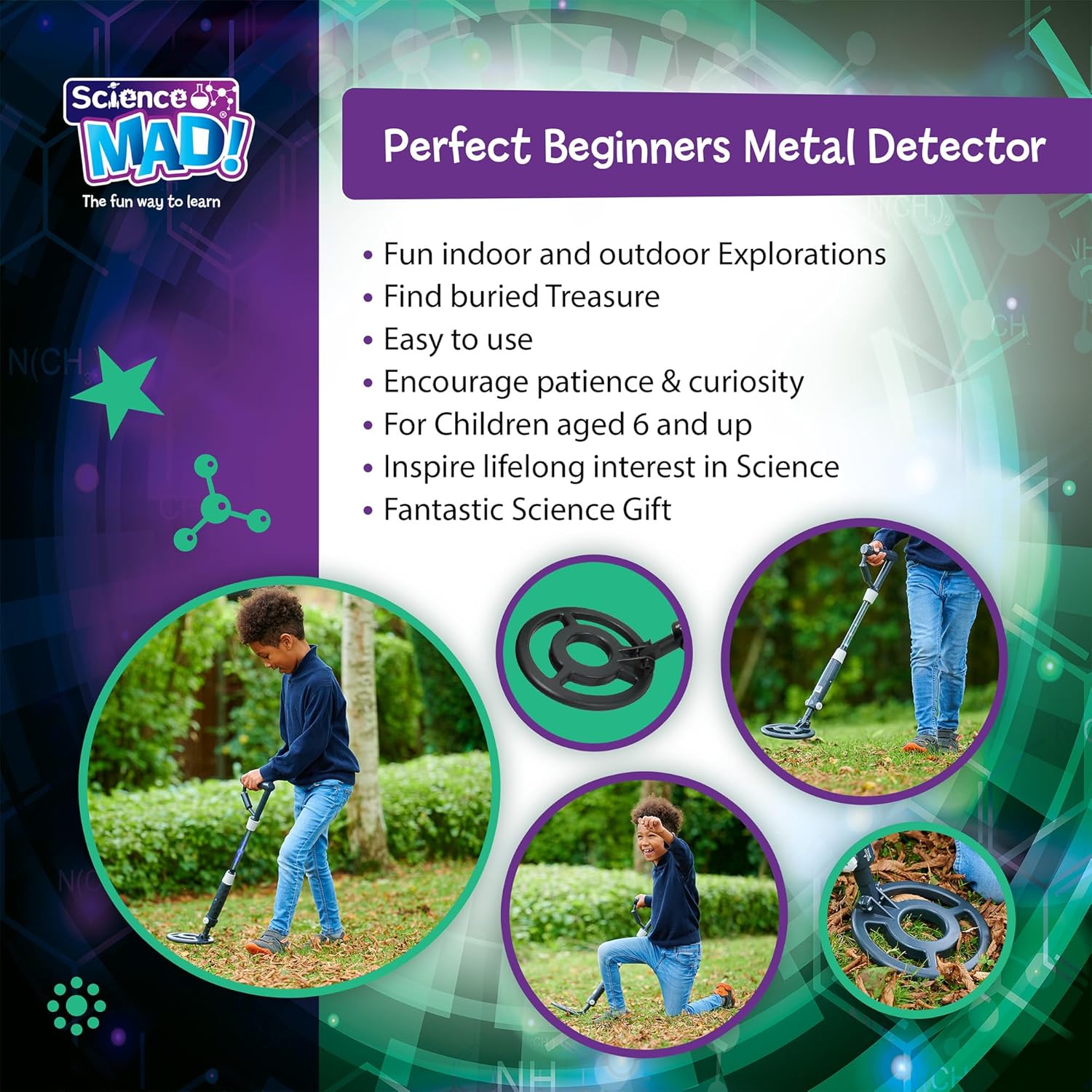 Science Mad Digital Metal Detector For Kids