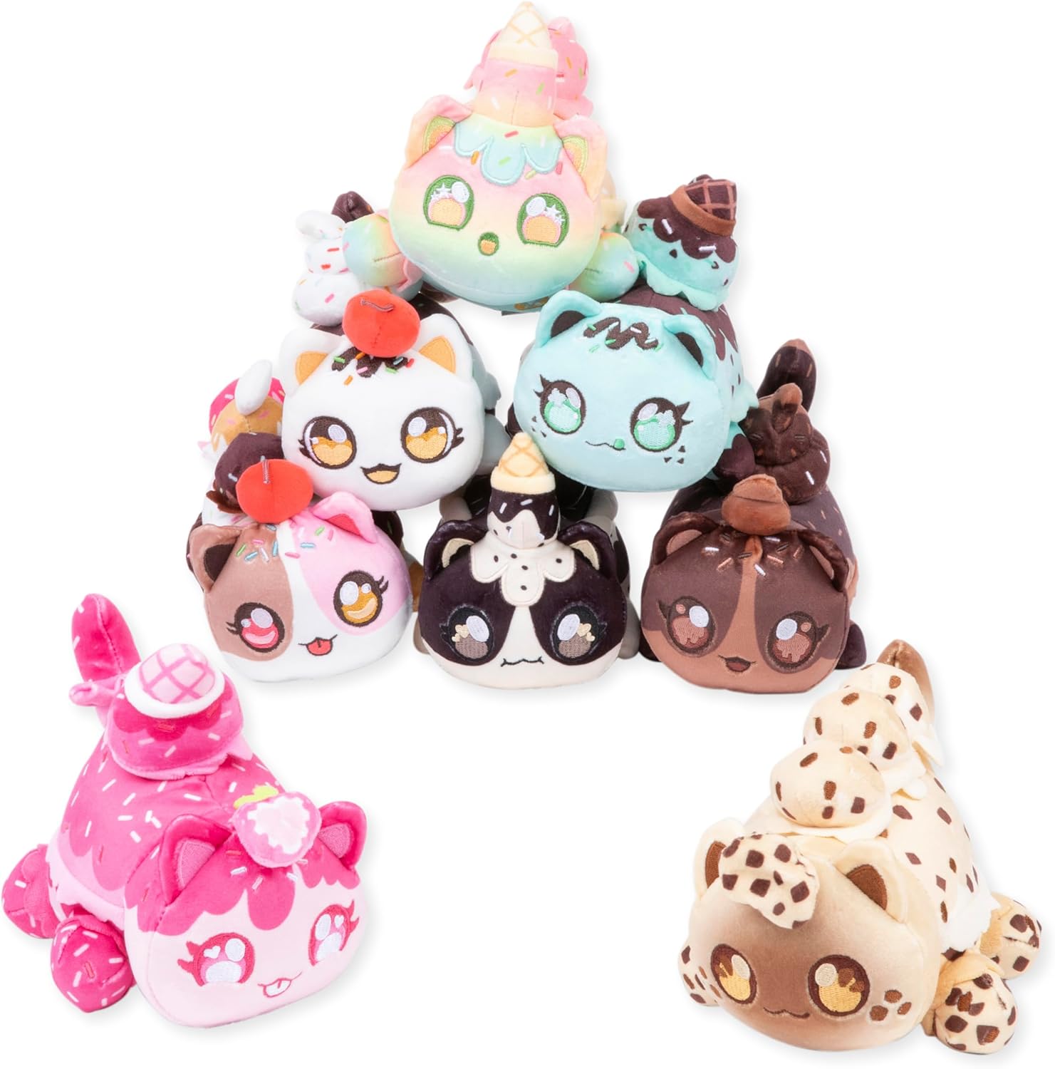 Aphmau 6Inch MeeMeow Mystery Plush ICE CREAM Soft Plush Toy