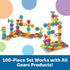 Learning Resources Gears! Gears! Gears! 100-Piece Deluxe Building Set