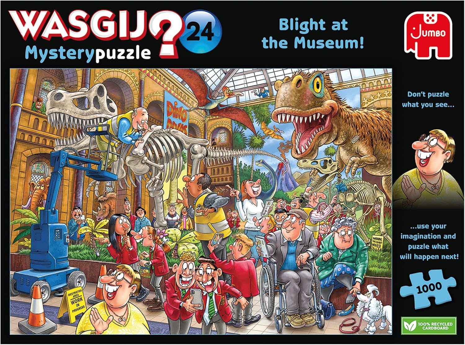 Wasgij Mystery 24 BLIGHT AT THE MUSEUM 1000 Piece Jigsaw Puzzle