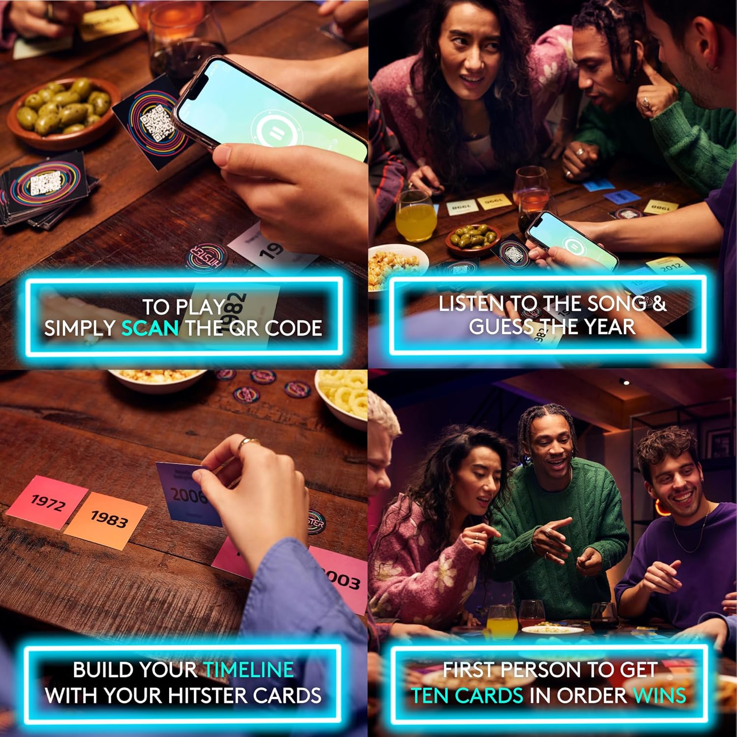 Hitster SUMMER PARTY The Music Party Board, Card And Quiz Game