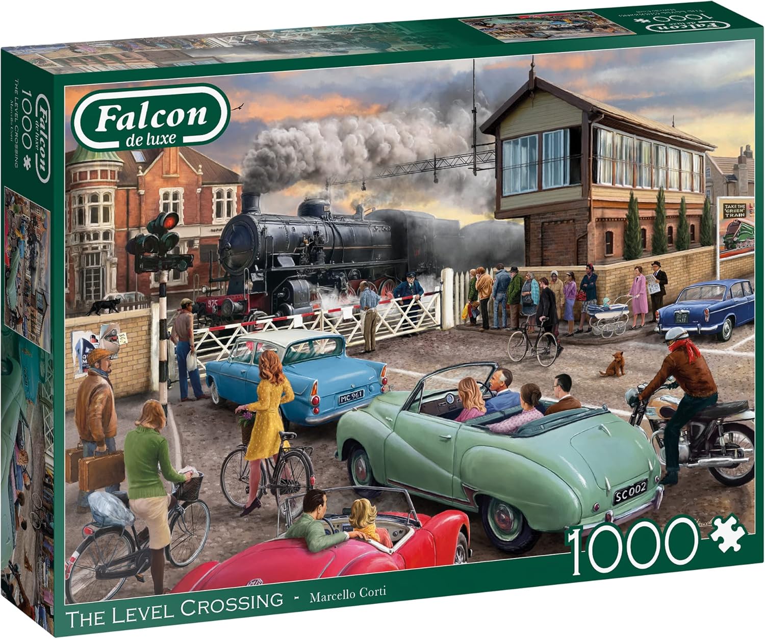 Jumbo Falcon de luxe Level Crossing Jigsaw Puzzle