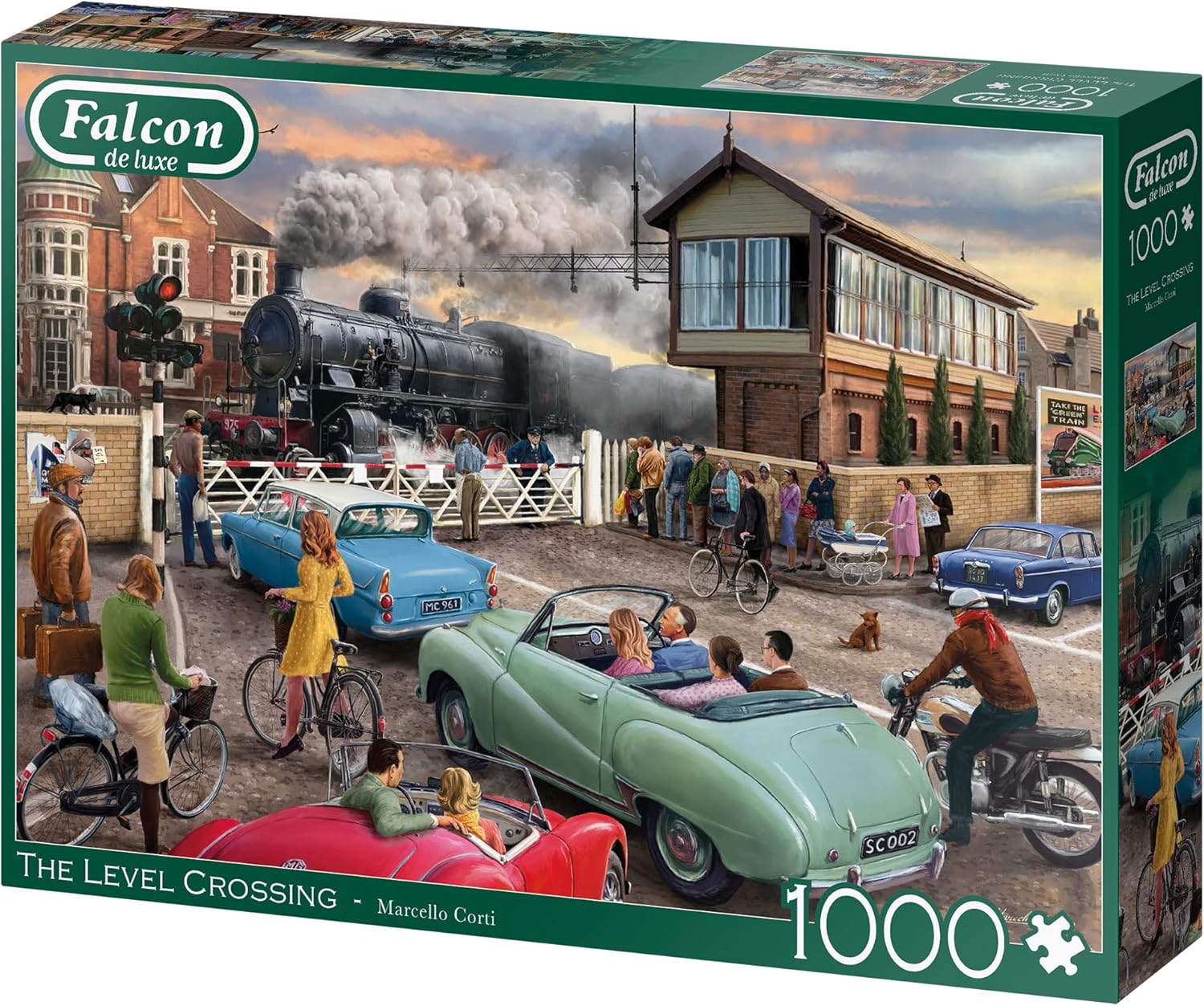 Jumbo Falcon de luxe Level Crossing Jigsaw Puzzle