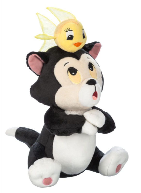 Disney Store Official Pinocchio - Figaro and Cleo Plush Toy 35 cm