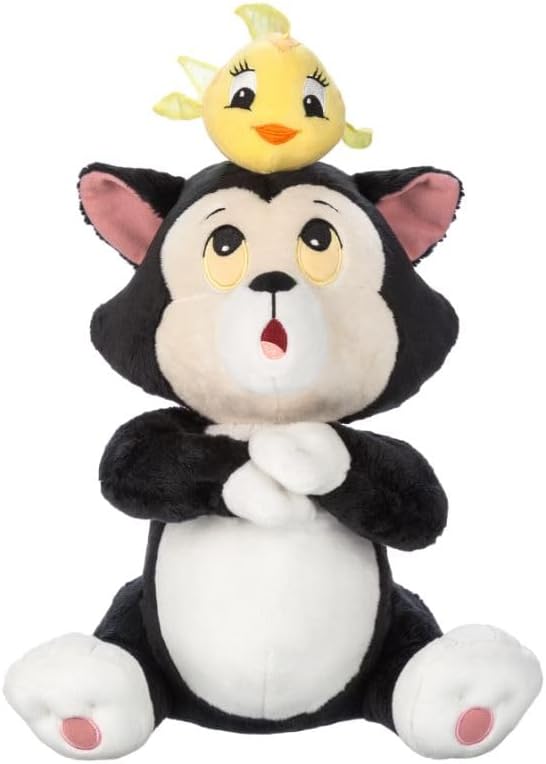 Disney Store Official Pinocchio - Figaro and Cleo Plush Toy 35 cm