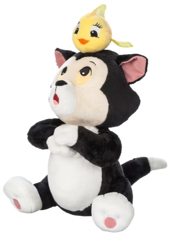 Disney Store Official Pinocchio - Figaro and Cleo Plush Toy 35 cm