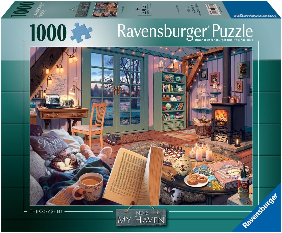 Ravensburger THE COSY SHED 1000 Piece Jigsaw Puzzle for Adults