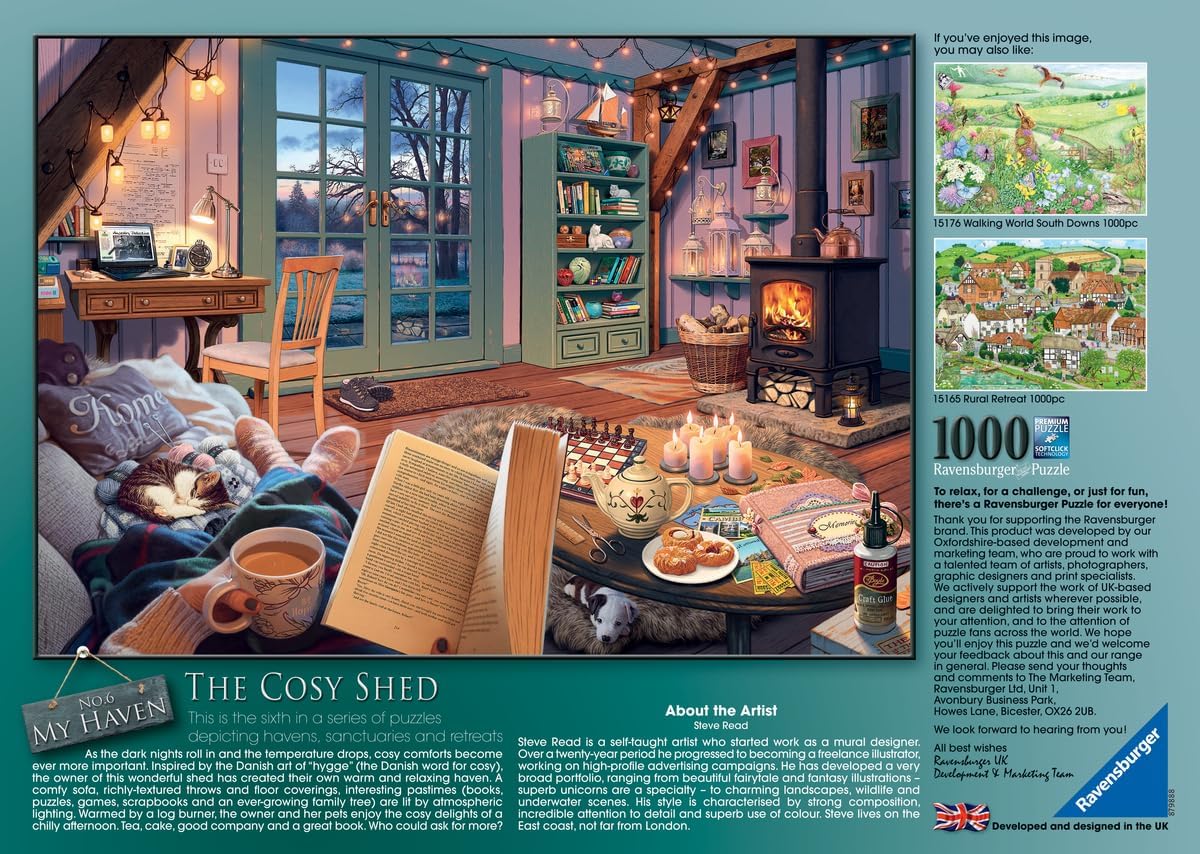 Ravensburger THE COSY SHED 1000 Piece Jigsaw Puzzle for Adults