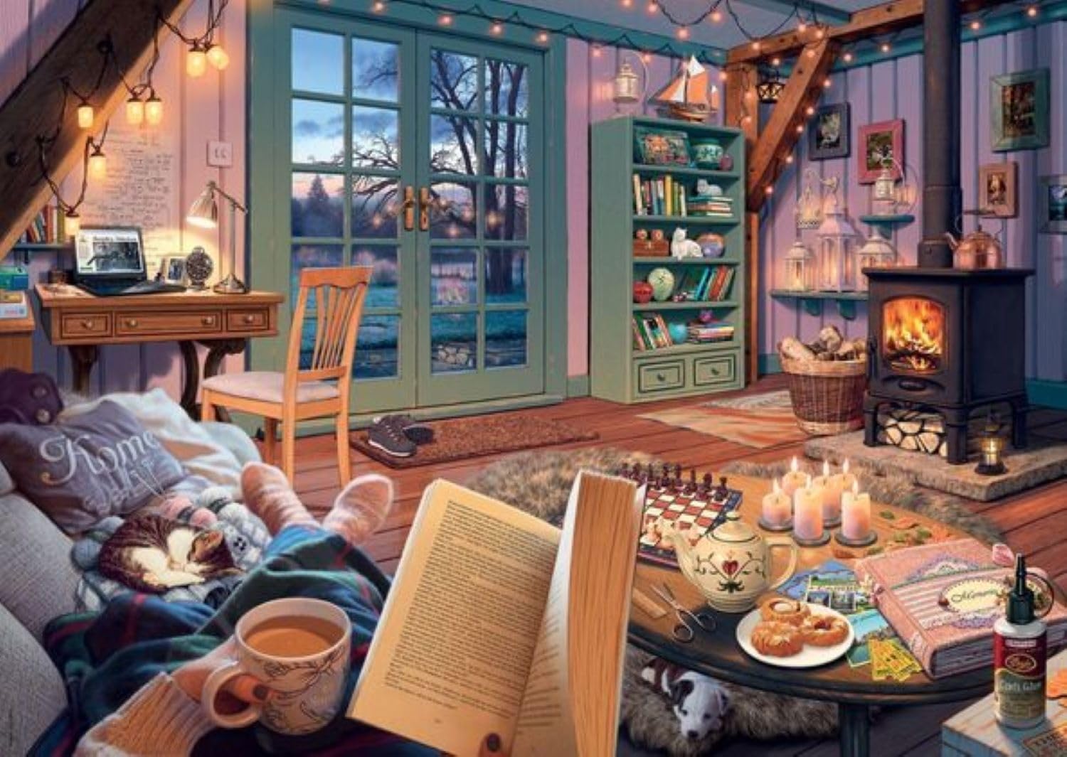 Ravensburger THE COSY SHED 1000 Piece Jigsaw Puzzle for Adults