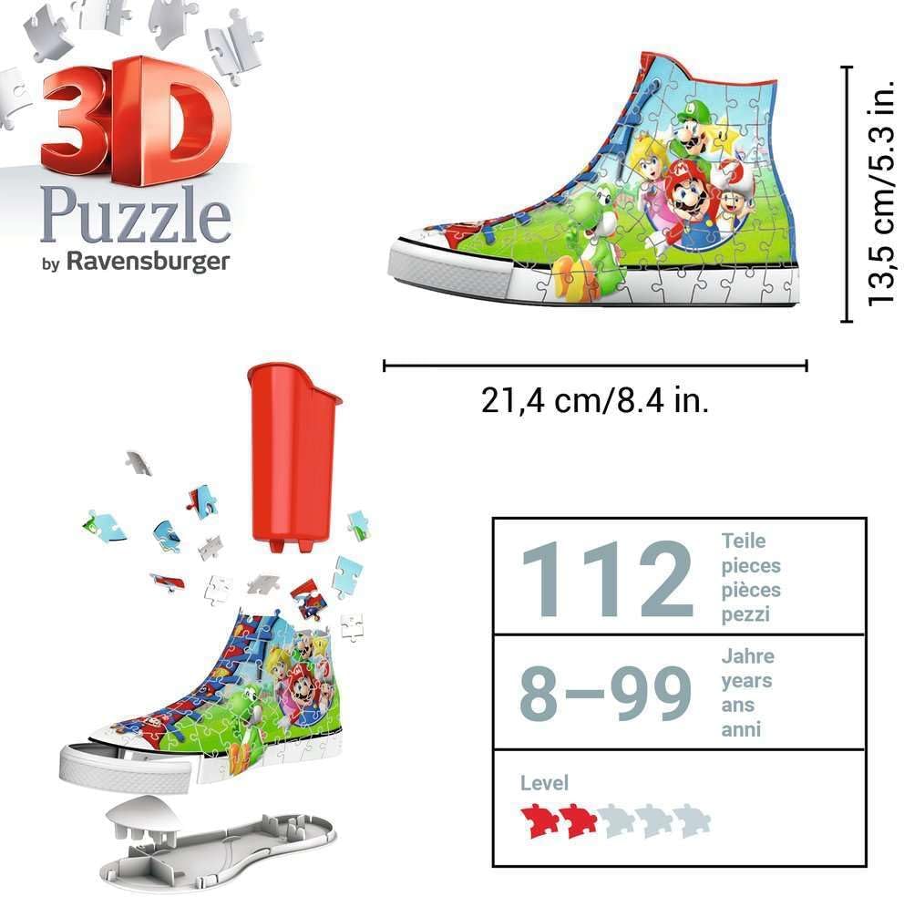 Ravensburger Super Mario 3D Trainer 108 Piece Jigsaw Puzzle