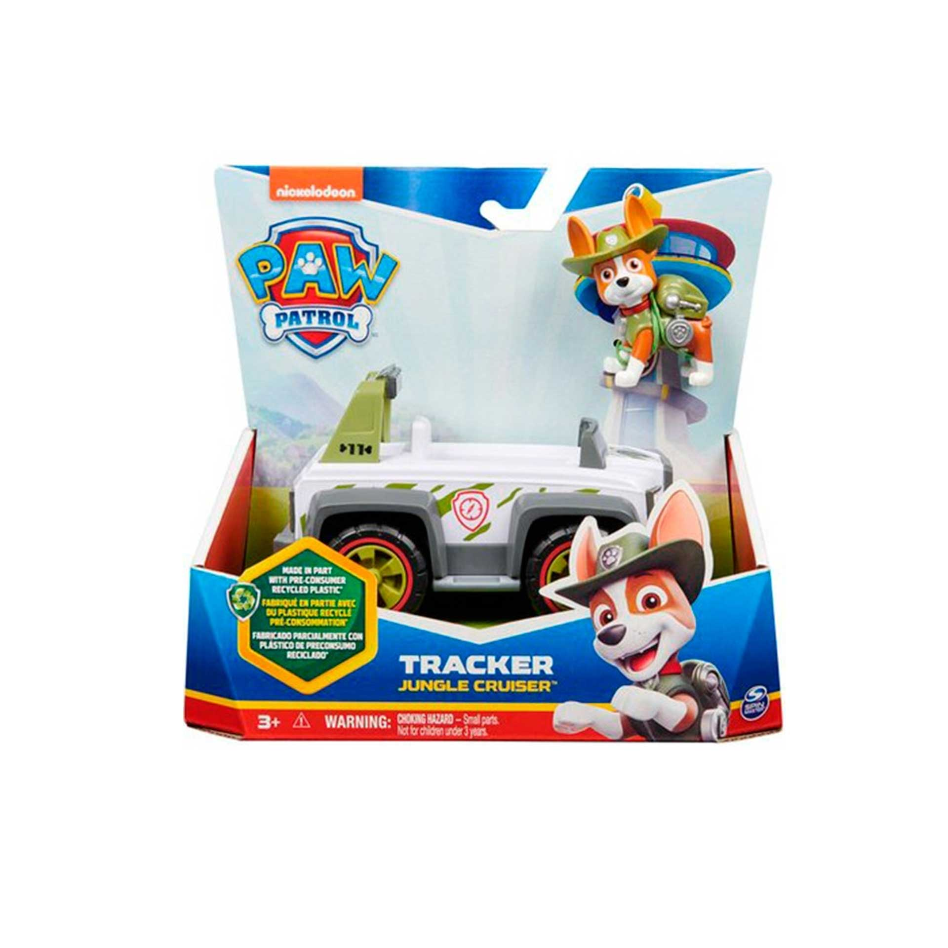 SPINMASTER PAW Patrol TRACKER'S Jungle Cruiser Vehicle with Action Figure