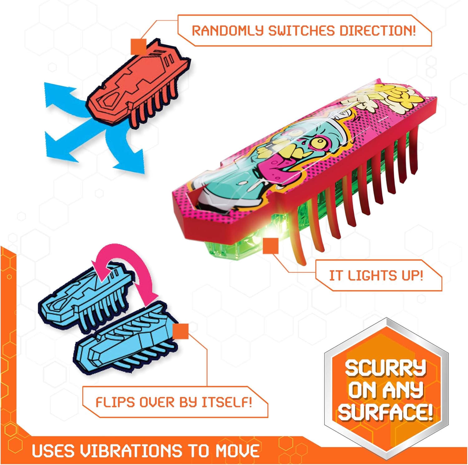 SPINMASTER HEXBOT Flash Nano Series 1 Mixed 5 Pack