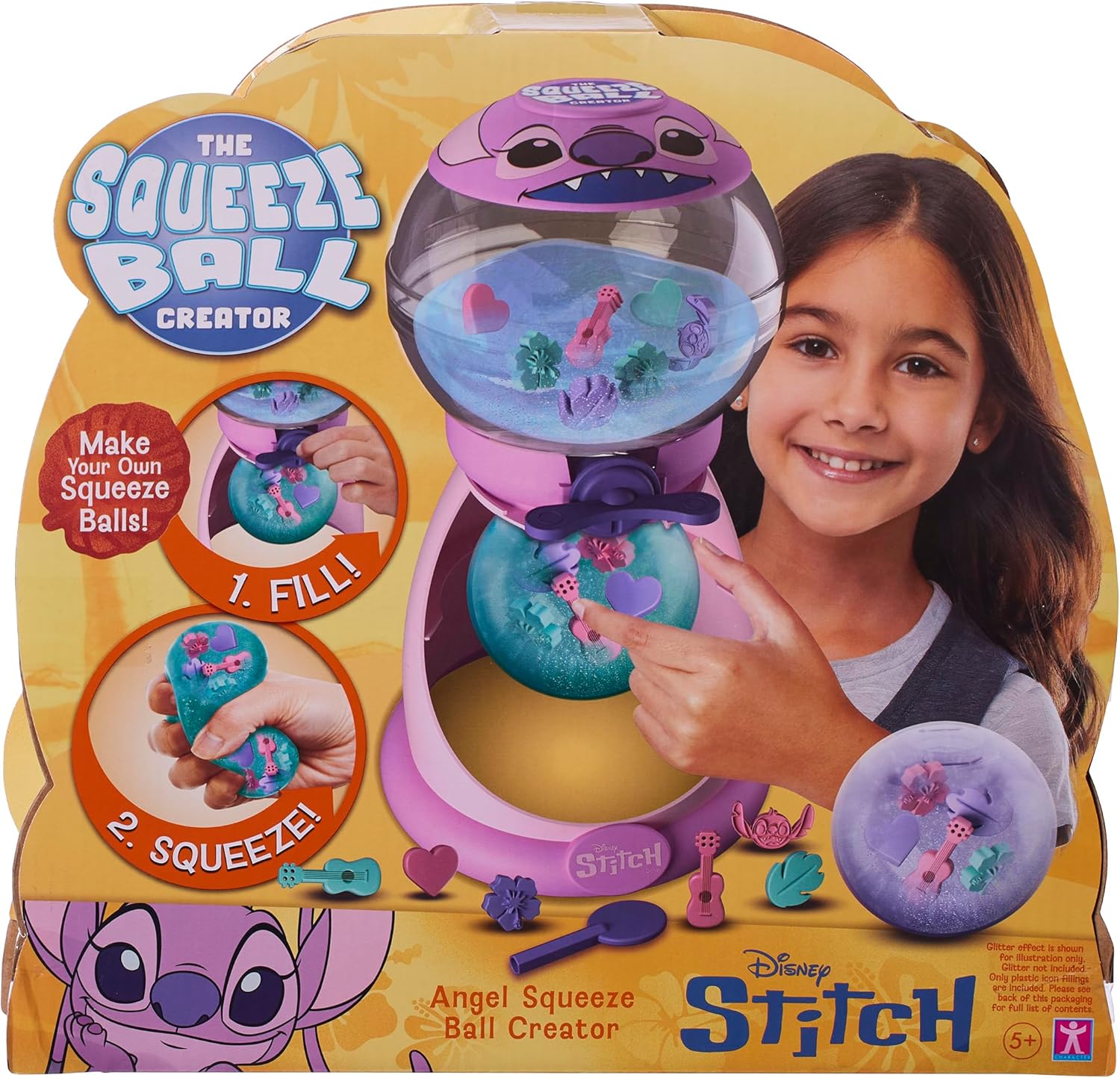 The Squeezeball Creator DISNEY STITCH Make Your Own reusable ANGEL Squeezeballs