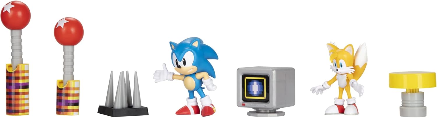 JAKKS Pacific Sonic the Hedgehog 2.5Inch Figure Diorama Set