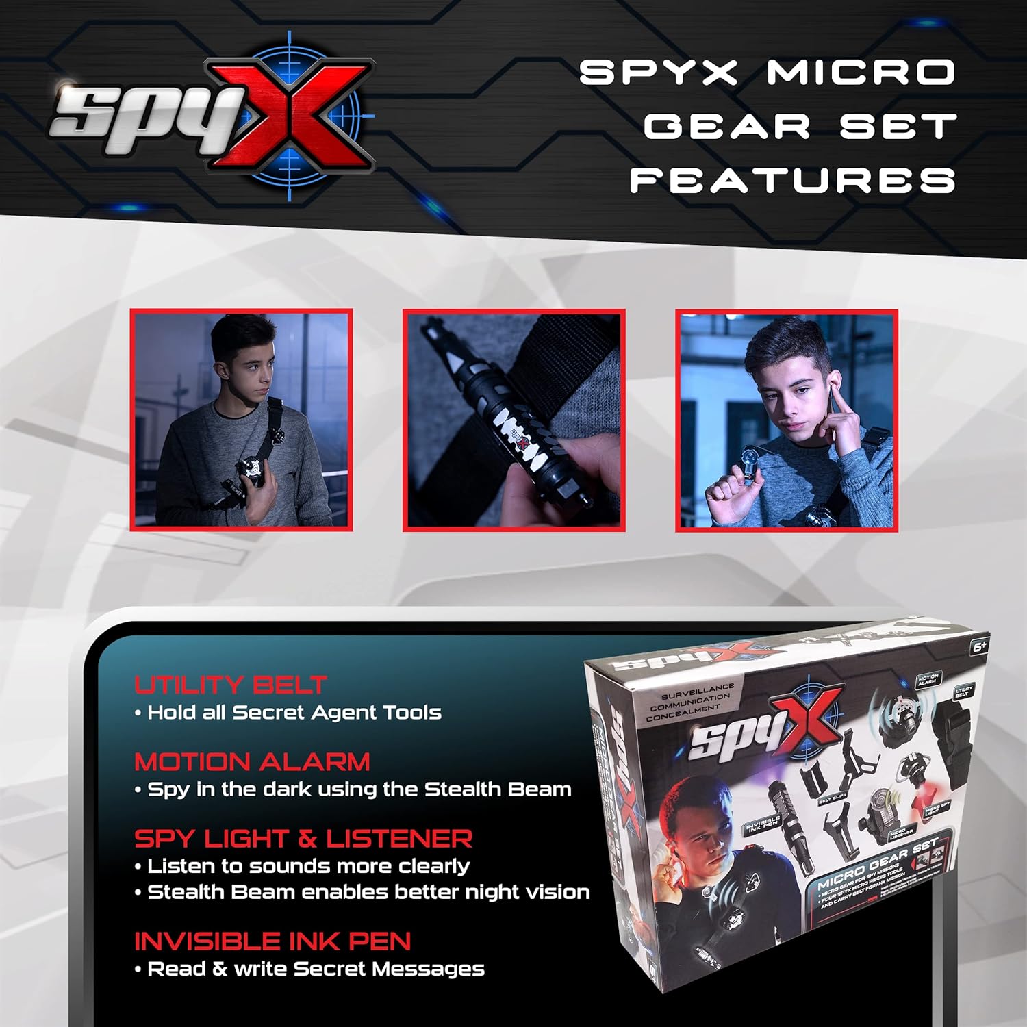 SpyX Micro Gear Set For Kids