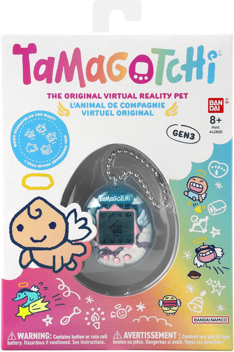 TAMAGOTCHI Bandai Angel Digital Pet Dreamy Angel Shell