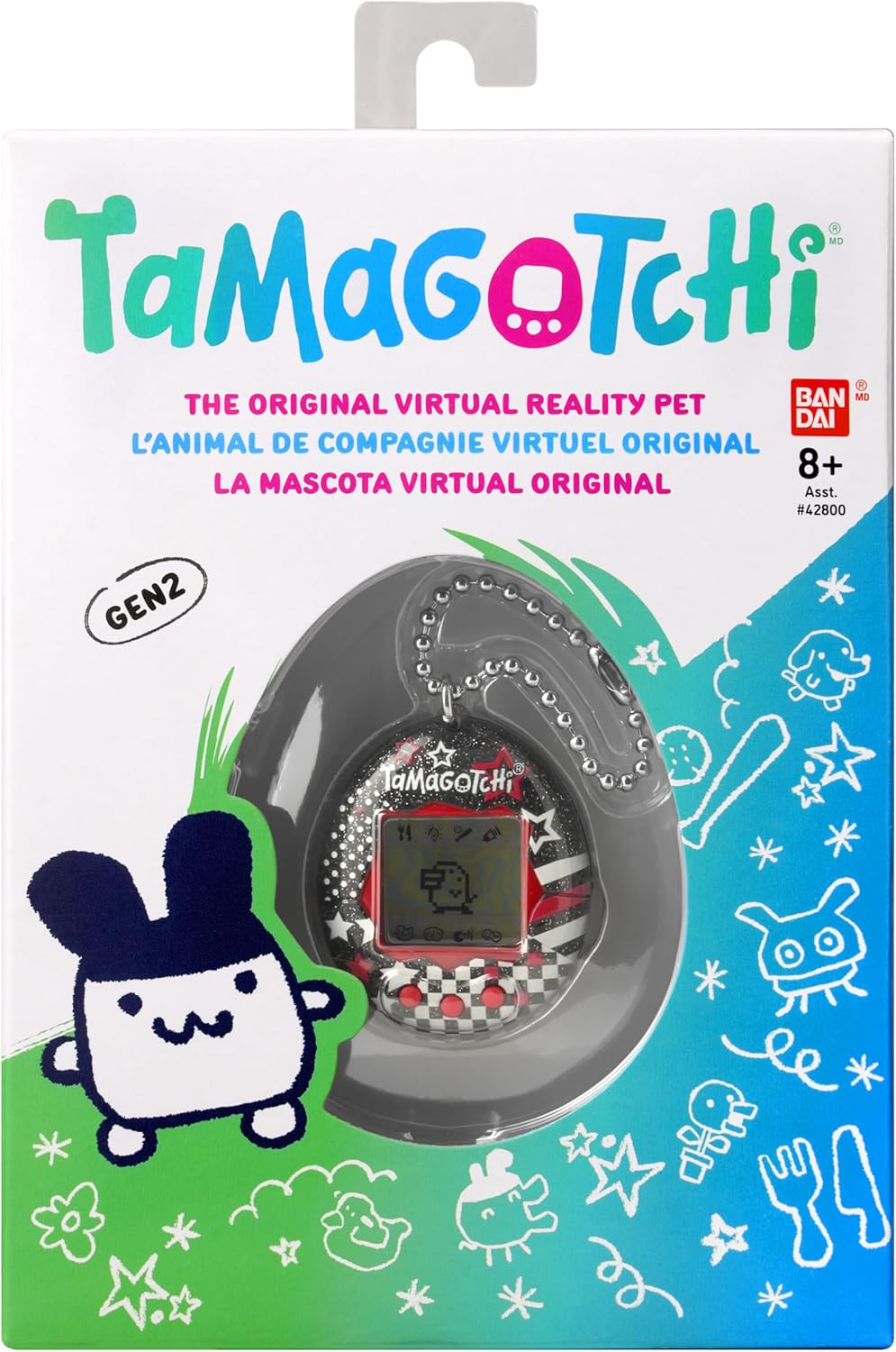 Bandai Tamagotchi Original Rock Glitter Digital Pet