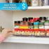 Ontel Smart Spin Rotating Refrigerator Cupboard Shelf Organizer Clear Acrylic
