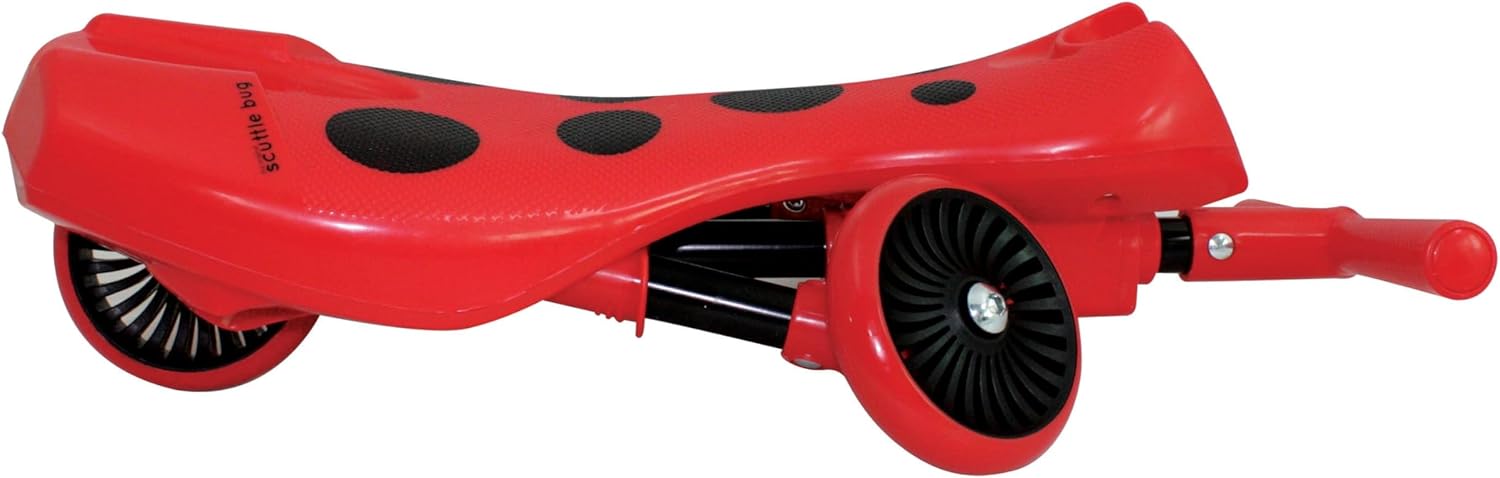 Scuttlebug 3 Wheel Foldable Ride-On Tricycle for 1-3 Year old - Red and Black