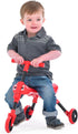 Scuttlebug 3 Wheel Foldable Ride-On Tricycle for 1-3 Year old - Red and Black