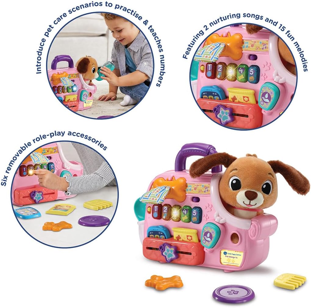 VTech Baby Cutie Puppy Carrier Learning Toy