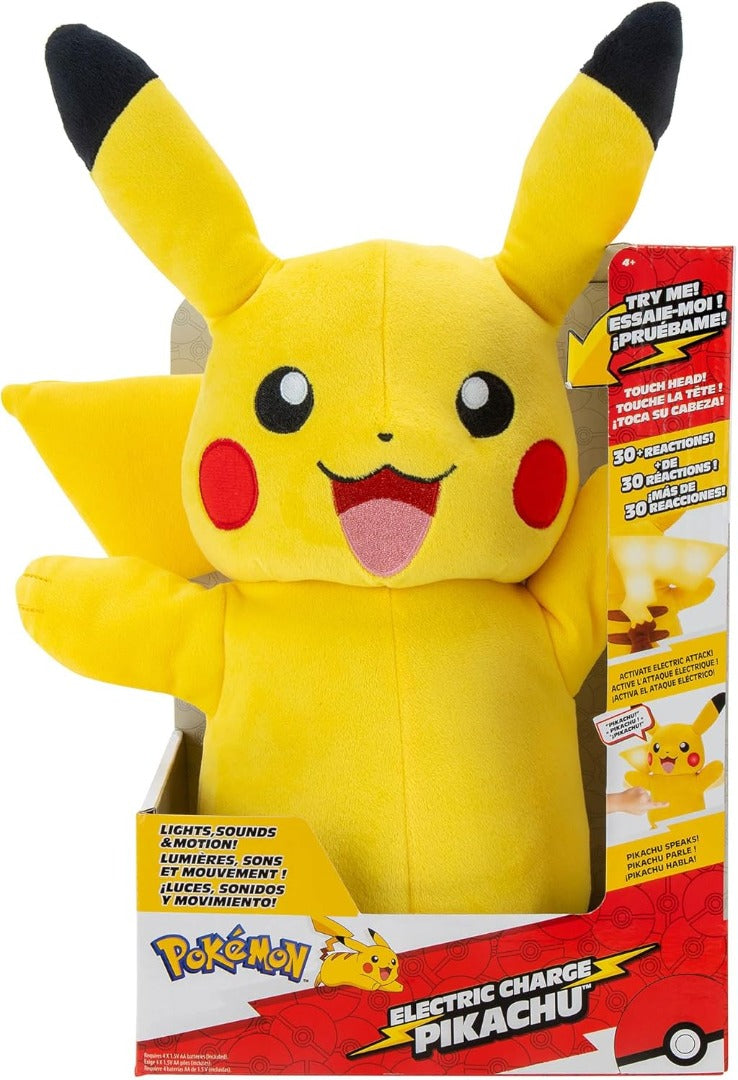 Pokemon Ultimate Electric Charge Pikachu Soft Plush Toy