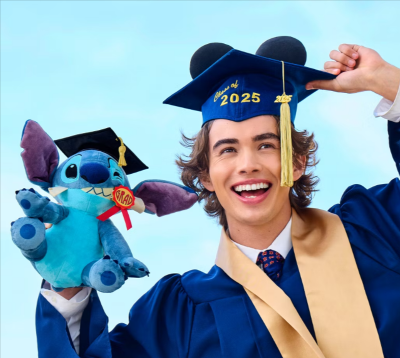 Disney Lilo & Stitch - Stitch Graduation 2025 Soft Plush Toy 39cm