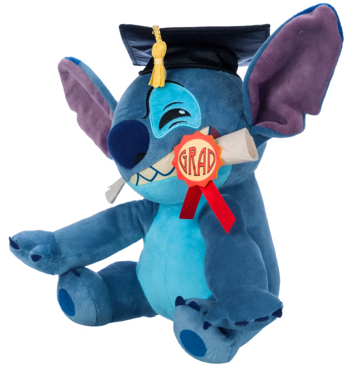 Disney Lilo & Stitch - Stitch Graduation 2025 Soft Plush Toy 39cm