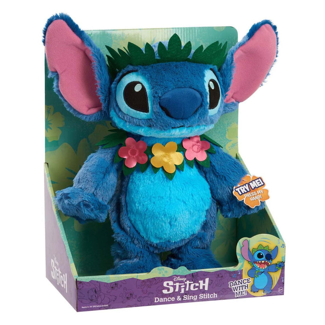 Just Play Disney?s Lilo & Stitch Dancing Stitch 14Inch Soft Plush Toy
