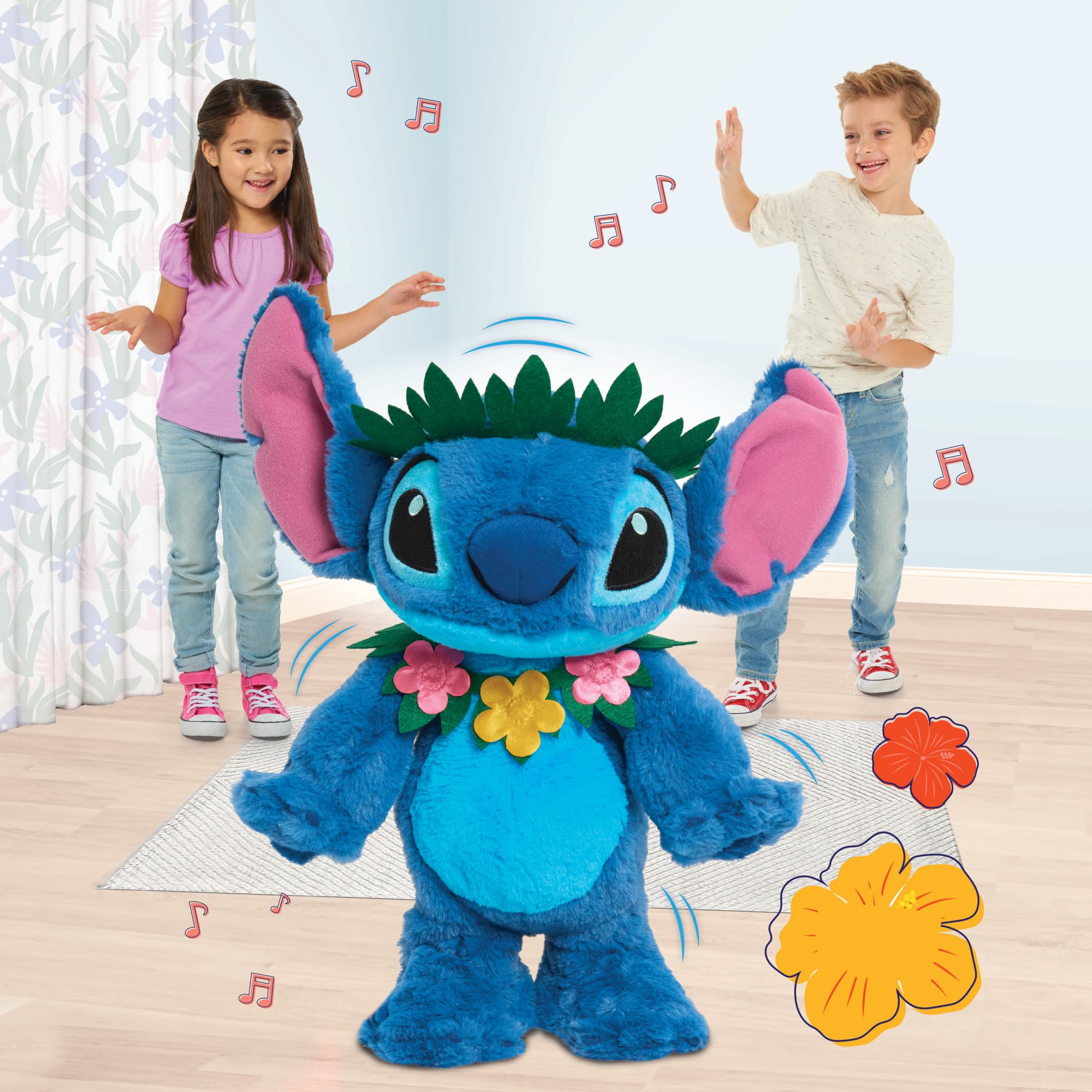 Just Play Disney?s Lilo & Stitch Dancing Stitch 14Inch Soft Plush Toy