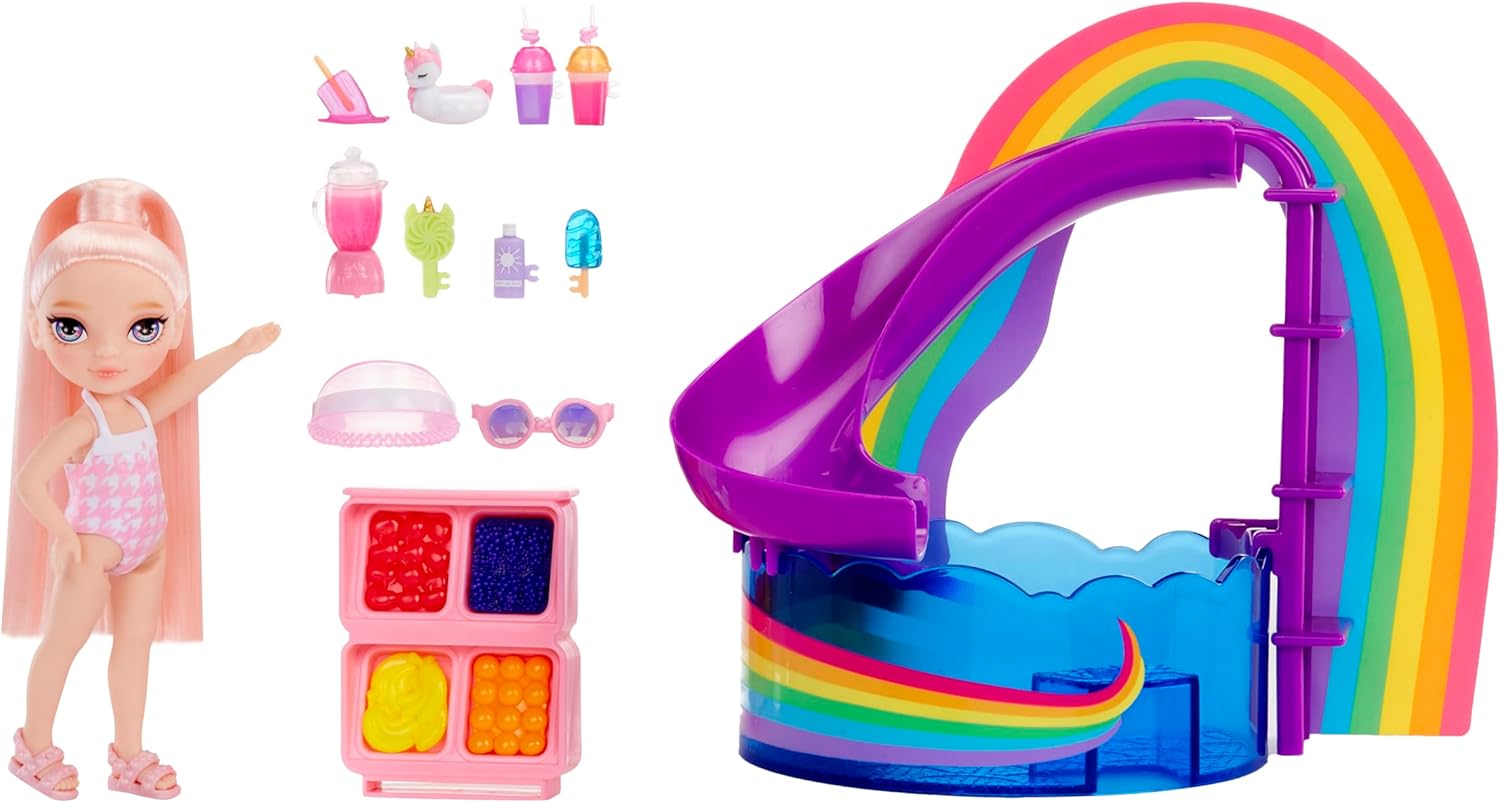 Rainbow High Littles Pool Day with Blush Playset