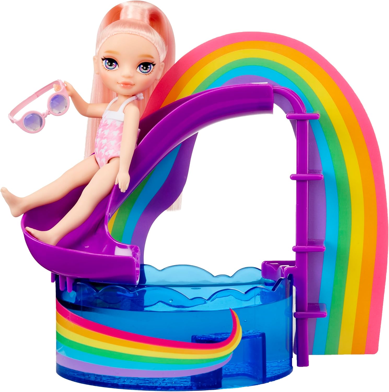 Rainbow High Littles Pool Day with Blush Playset