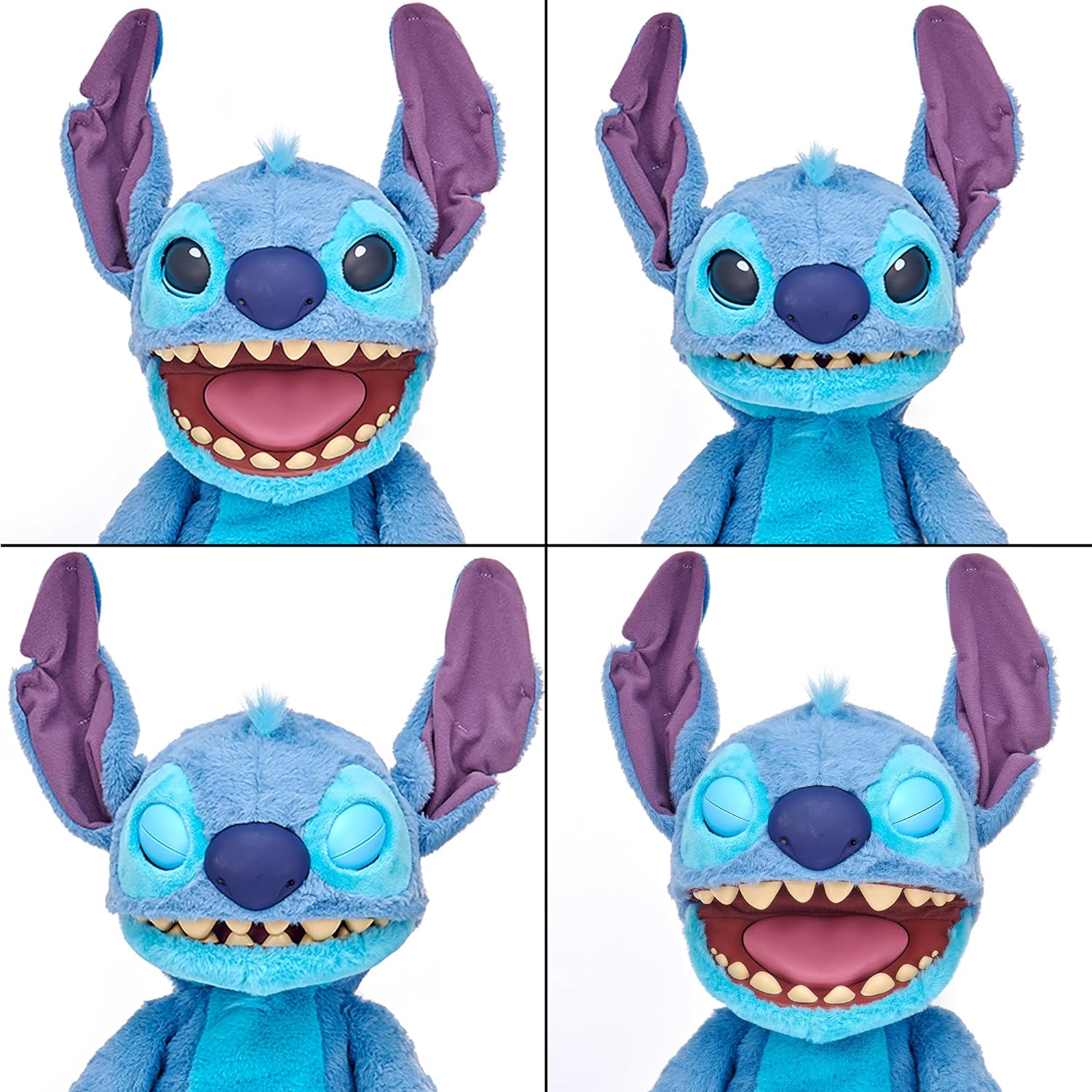 WOW! STUFF: Real FX Disney Stitch Puppet 18Inch Animatronic Soft Plush Toy