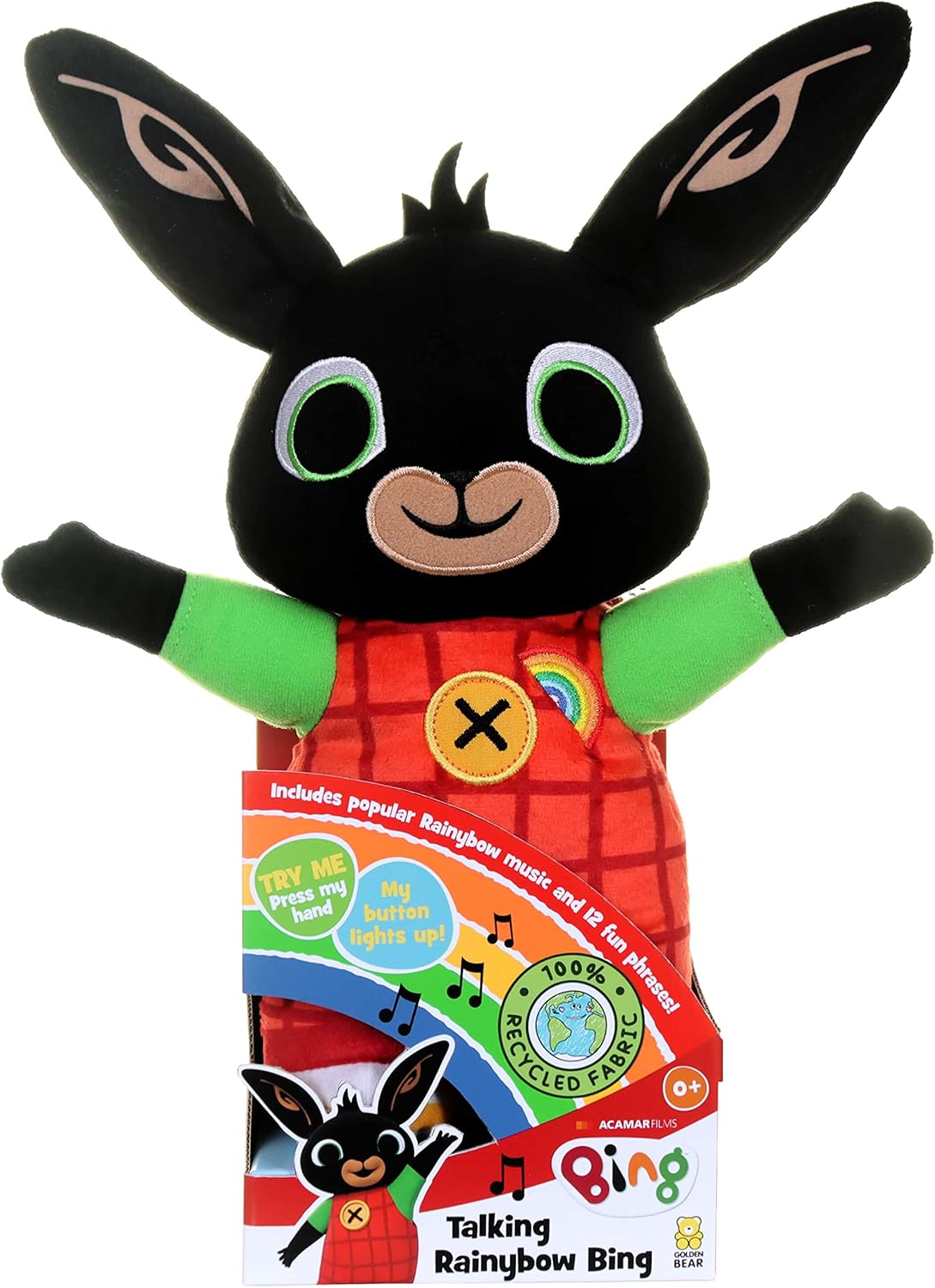 BING Talking Rainybow Interactive Soft Plush Toy