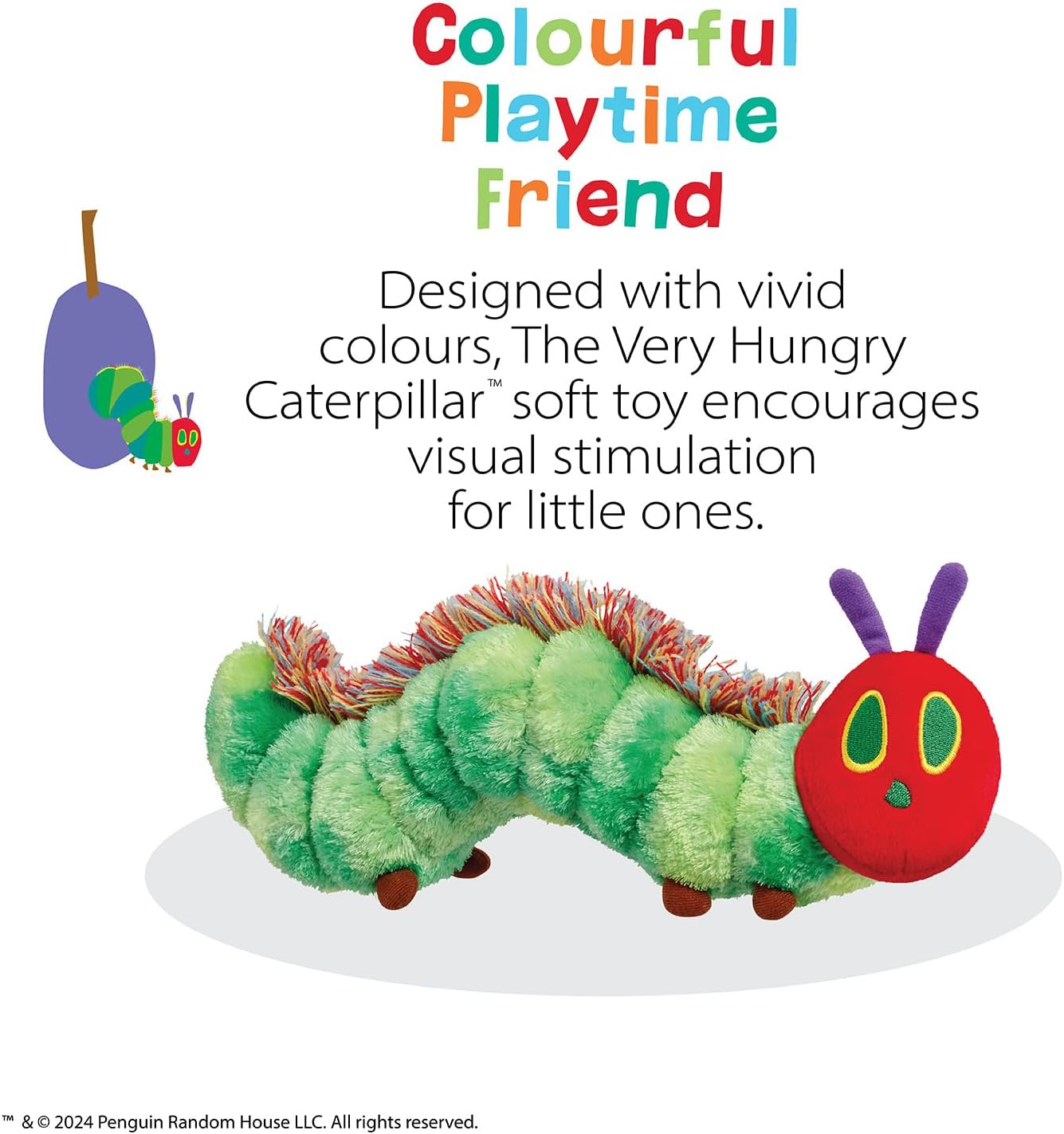 Rainbow Designs Very Hungry Caterpillar Soft Baby Plush Toy