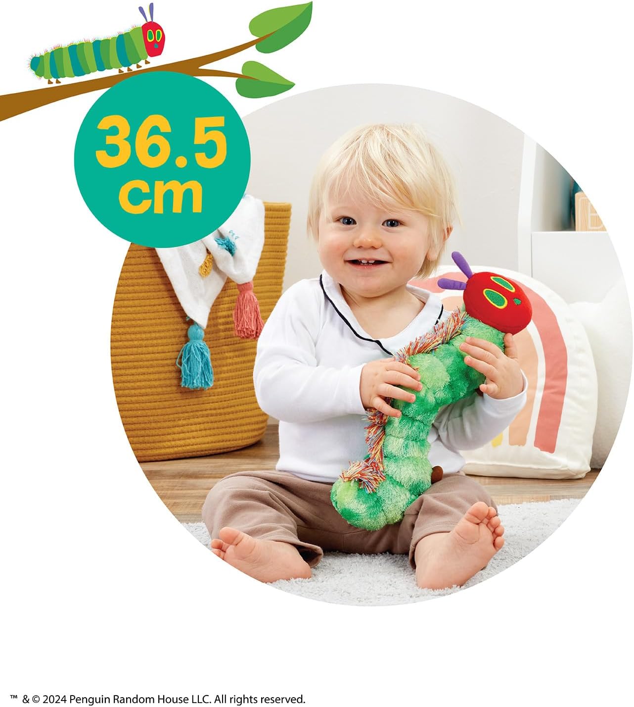 Rainbow Designs Very Hungry Caterpillar Soft Baby Plush Toy
