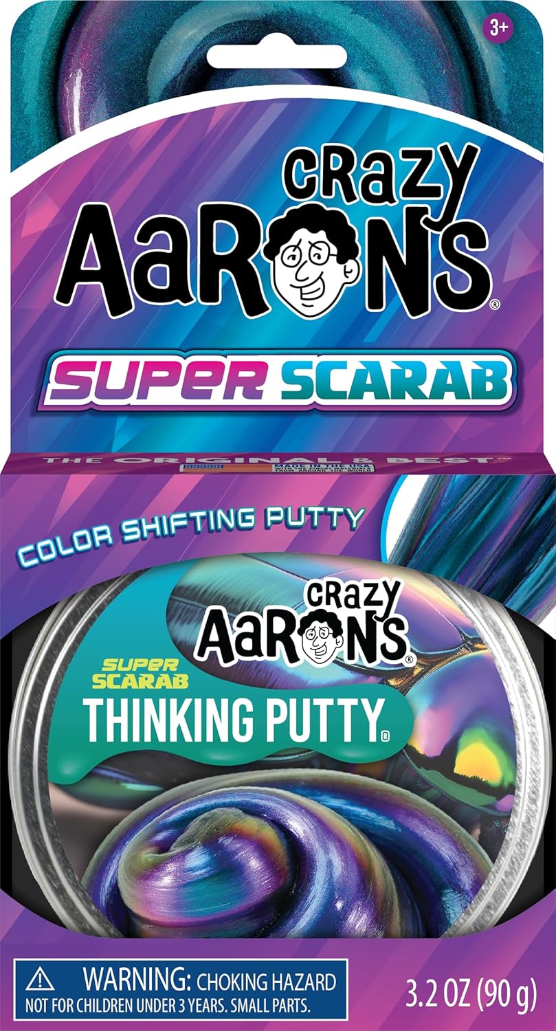 Crazy Aaron's Thinking Putty Trendsetters SUPER SCARAB