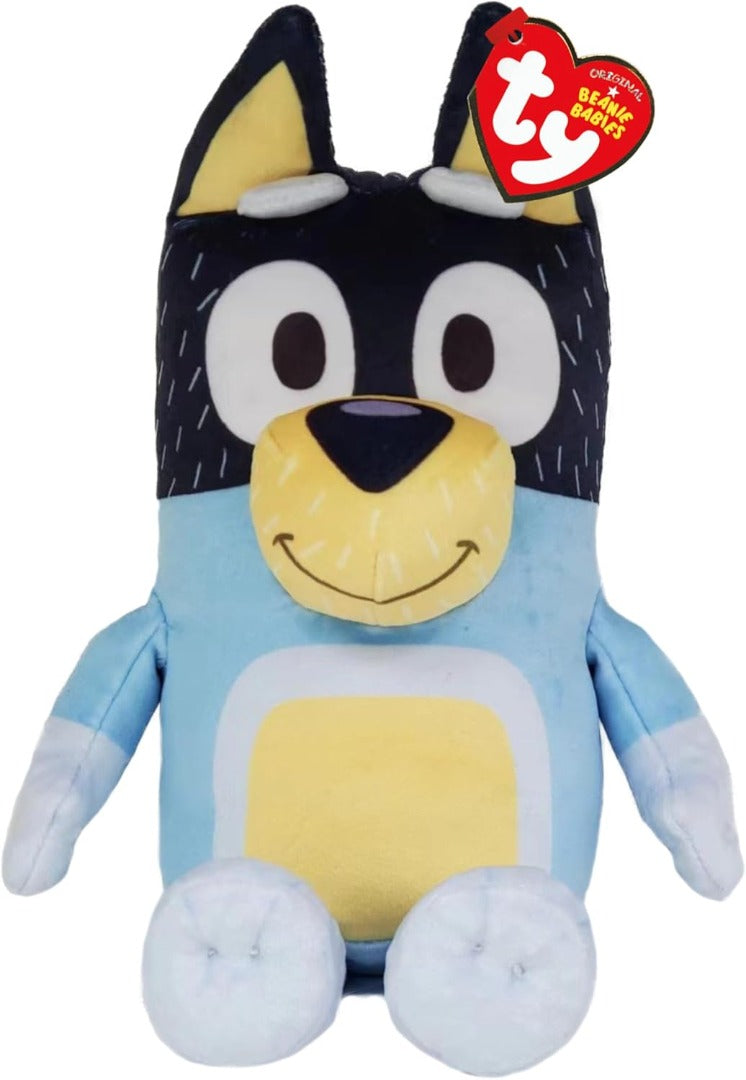 Bluey BANDIT TY Beanie 18cm Soft Plush Toy