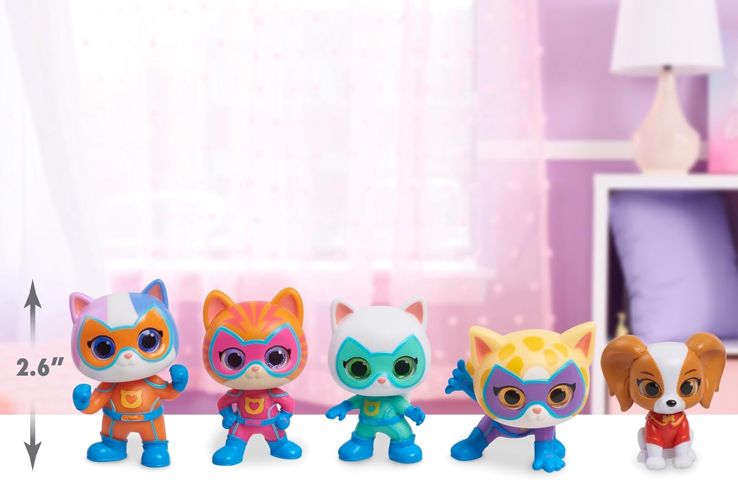 Just Play Disney Junior SuperKitties Hero Squad 5-Piece Figure Set
