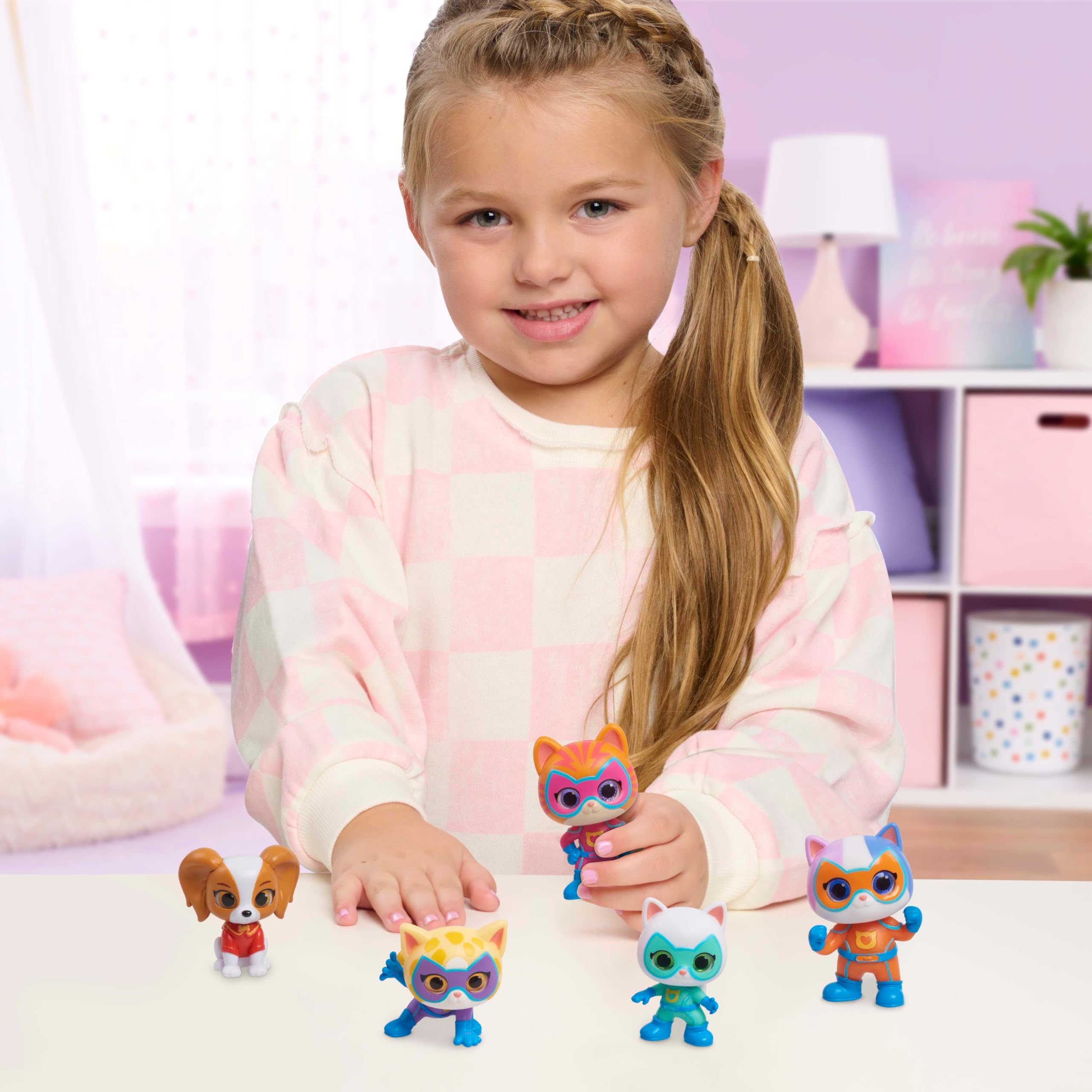 Just Play Disney Junior SuperKitties Hero Squad 5-Piece Figure Set