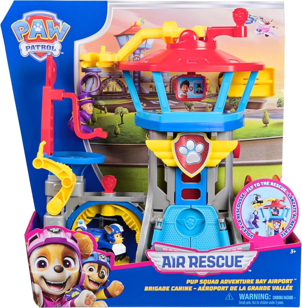 SPINMASTER Paw Patrol Air Rescue Pup Squad Adventure Bay Airport Playset