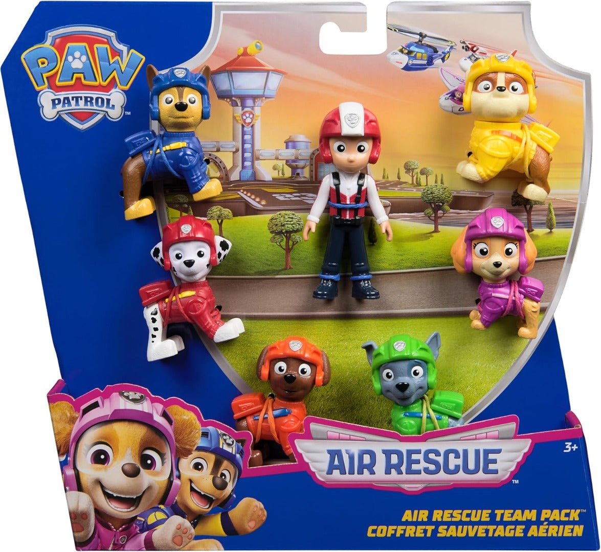 SPINMASTER Paw Patrol Air Rescue Toy Figures Gift Pack with 7 Collectible Action Figures